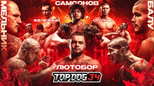 Мельник VS Балу, Лютобор VS Самсонов, Железный VS Суслов | TOP DOG 34, Пермь