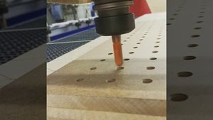 Зенкование отверстий в МДФ.