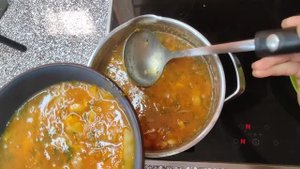 Новинка! Вкусный суп без мяса: с фасолью и тыквой