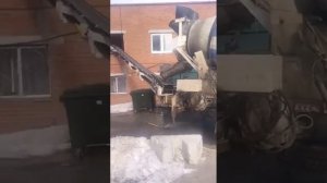 Миксер с транспортерной лентой 12 метров