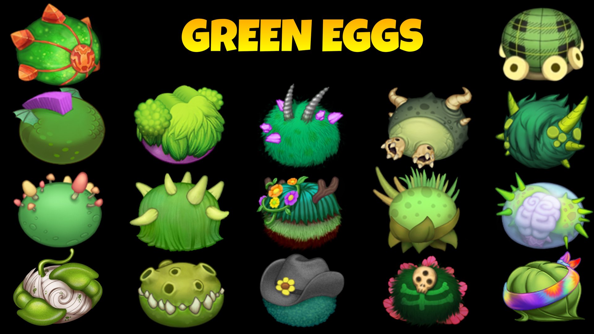 All Green Eggs 2025 - Common - Rare - Epic - Celestials ~ My Singing Monsters смотреть онлайн