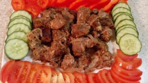 Шашлык в рукаве! Шашлык из свинины в гранатовом соусе в духовке.