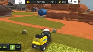Купил пикап и сложил тюки сена.Farming Simulator 18