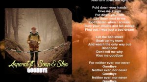 Apparat ft. Soap&Skin - Goodbye (Lyric video) • DARK | S1 Soundtrack