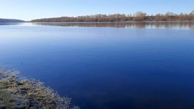 19-03-2025 19 Марта. Ранняя утренняя прогулка на речку. Морозно, небо синее, солнце яркое