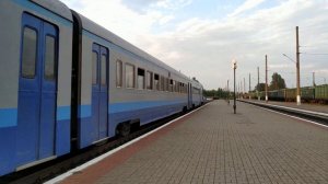 Д1-717/774 с поездом Долинская -Николаев Груз. прибывает на ст. Николаев Пасс