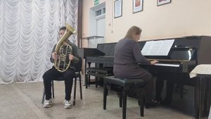 Малыгин Даниил (13 лет) 1. В. Щёлоков "Проводы в лагерь" 2. М. Трубай "Элегия"