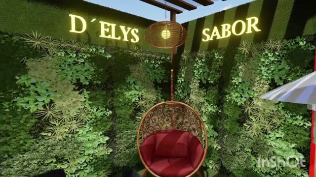 diseño interior para local de comida rápida