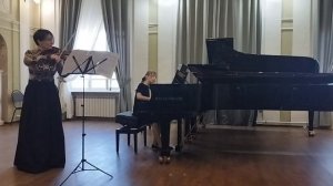 Ф. Крейслер.Прелюдия - аллегро в стиле Пуньяни, Мязговская М.В.(скрипка), Сергеева А.(фортепиано)