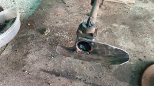 Переделал косилку Заря на мотоблок.