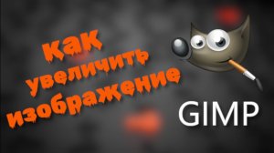 Как Увеличить Изображение в Гимп