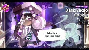 Cookie Run: Kingdom ANCIENT Dark Cacao Cookie (Dragon Lord)