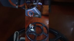 Tesoro Eldorado .Генератор Tx - размах напряжения на катушке,  размах напряжения разбаланса датчика