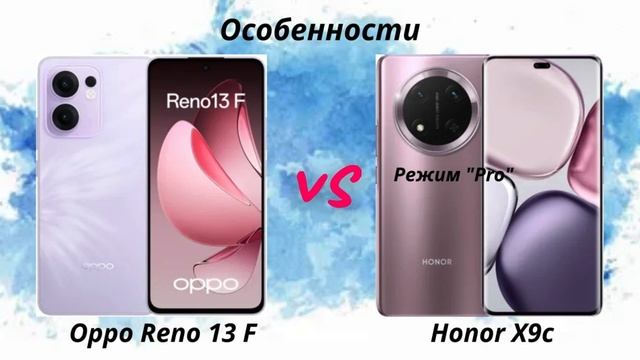 Oppo Reno 13 F 5G против Honor X9c: Стиль против практичности!