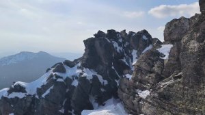 Гора Откликной Гребень (Россия, Златоуст), март 2025г.