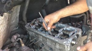 Замена прокладки ГБЦ. VOLKSWAGEN Crafter.  CKTC 2000CC 136hp 100kW TDI CR