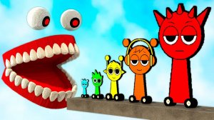 СПРУНКИ против Гигантский РОТ | Sprunki Vs Giant Mouth