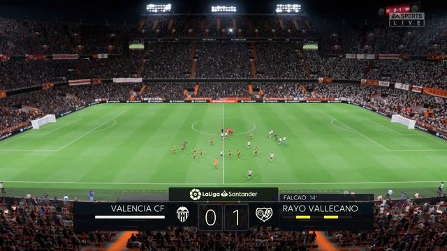FIFA 23 | Valencia CF vs Rayo Vallecano - Estadio Mestalla | Gameplay смотреть онлайн