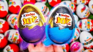 Распаковка Kinder Joy и вкусного шоколадного яйца Kinder Surprise
