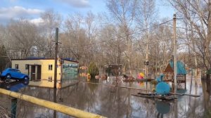 Паводок в Нежинке Оренбургская область.
