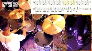 Europe - Final Countdown DRUM LESSON