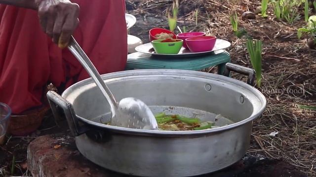 Piranha Fish Recipe | Bharatamma Cooking Piranha Recipe | Country foods смотреть онлайн