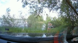 Озеро Ольшанские Карьеры летом.