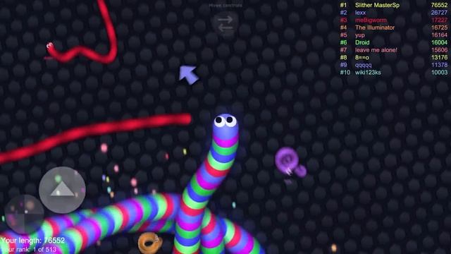 Slither.io A.I. 144,000+ Score Epic Slitherio Best Gameplay! #119
