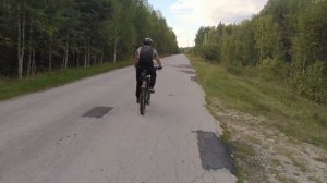 Выбираемся из окрестностей озера Адарьер. Эпический заезд на двух электровелосипедах!