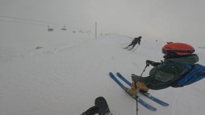 Шерегеш. Спуск с Мустага.