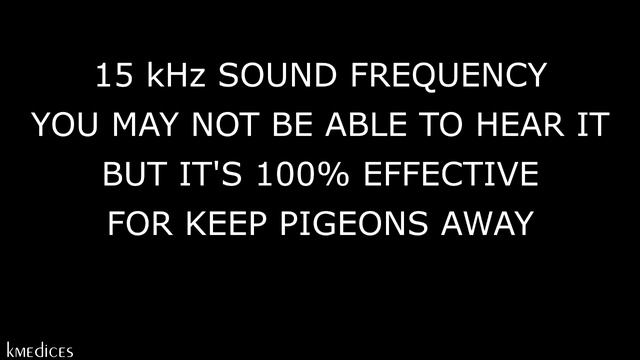 ANTI PIGEONS REPELLENT SOUND ⛔🐦 KEEP PIGEONS AWAY - ULTRASONIC SOUND смотреть онлайн