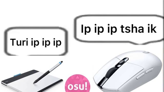 osu! tablet vs mouse Epic Rap Battle (turi ip ip ip) смотреть онлайн