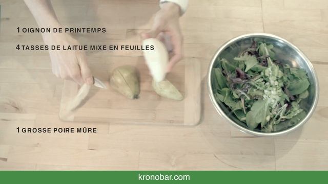 Salade de poire et noix protéinée KRONOBAR смотреть онлайн
