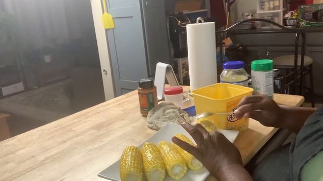 Fried Ribs and Street Corn #ribs, #fried food,#fast food,#simple  food