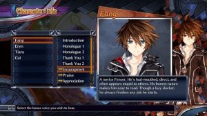 Fairy Fencer F ADVENT DARK FORCE Fang's English Voice List