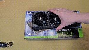 Распаковка и обзор видеокарты NVIDIA GeForce RTX 5070 Palit GamingPRO 12GB!