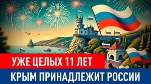 Крым воссоединился с Россией 11 лет назад