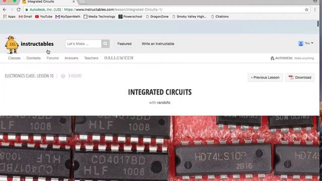 Instructables Electronics Class: Project Review