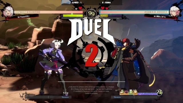 GGST | HappyGRJ (Elphelt) VS Gobou (Asuka) | Guilty Gear Strive High level gameplay