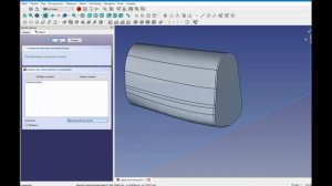 FreeCad Скругление цевья
