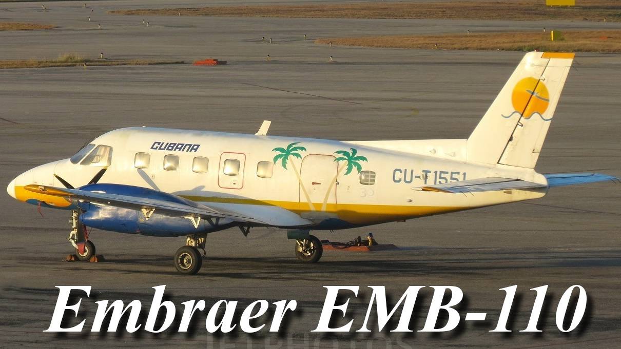 Куба. Карибское море. Самолёт Embraer EMB-110, взлёт и посадка.  Маршрут Варадеро - Кайо Ларго