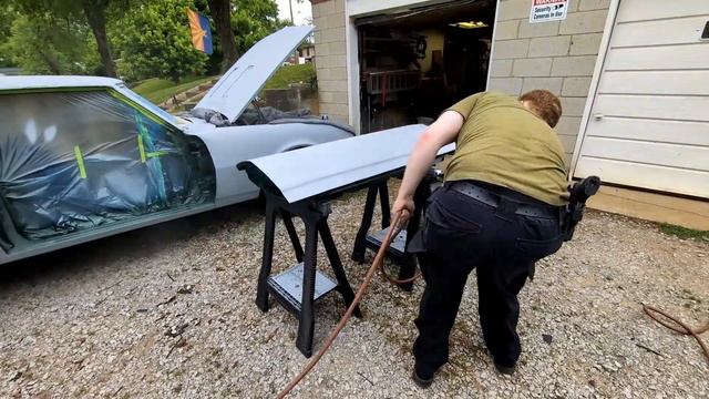 Painting My Grandpa's 1968 Chevrolet Camaro SS 396 Big Block 4 Speed With TCP Restoration Shop Pain смотреть онлайн