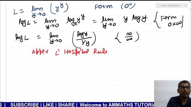 #08 Indeterminate forms type 5 : ∞^0  and 0^0 | lim(x→0){1/x}^2sinx