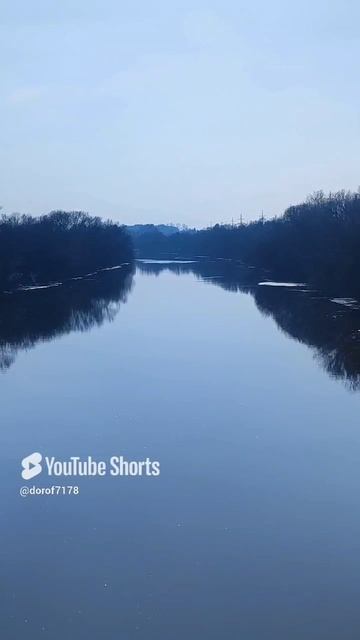Река Ока освободилась от льда #весна #рекаока #природа #городорёл #57регион