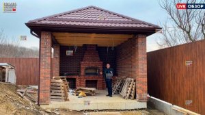 Чем остеклить беседку из кирпича