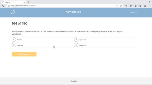ҰБТ-2023. ДҮНИЕЖҮЗІ ТАРИХЫ. НҰСҚА ТАЛДАУ. смотреть онлайн