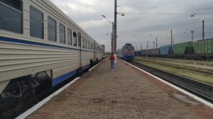 Отправление ДЕЛ02 и прибытие Д1 на ст Николаев Пасс