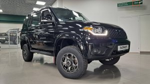 УАЗ Патриот - эффектный черный, комплектация Base Икар Limited, Евро-5. В наличии в УАЗ ДАКАР!