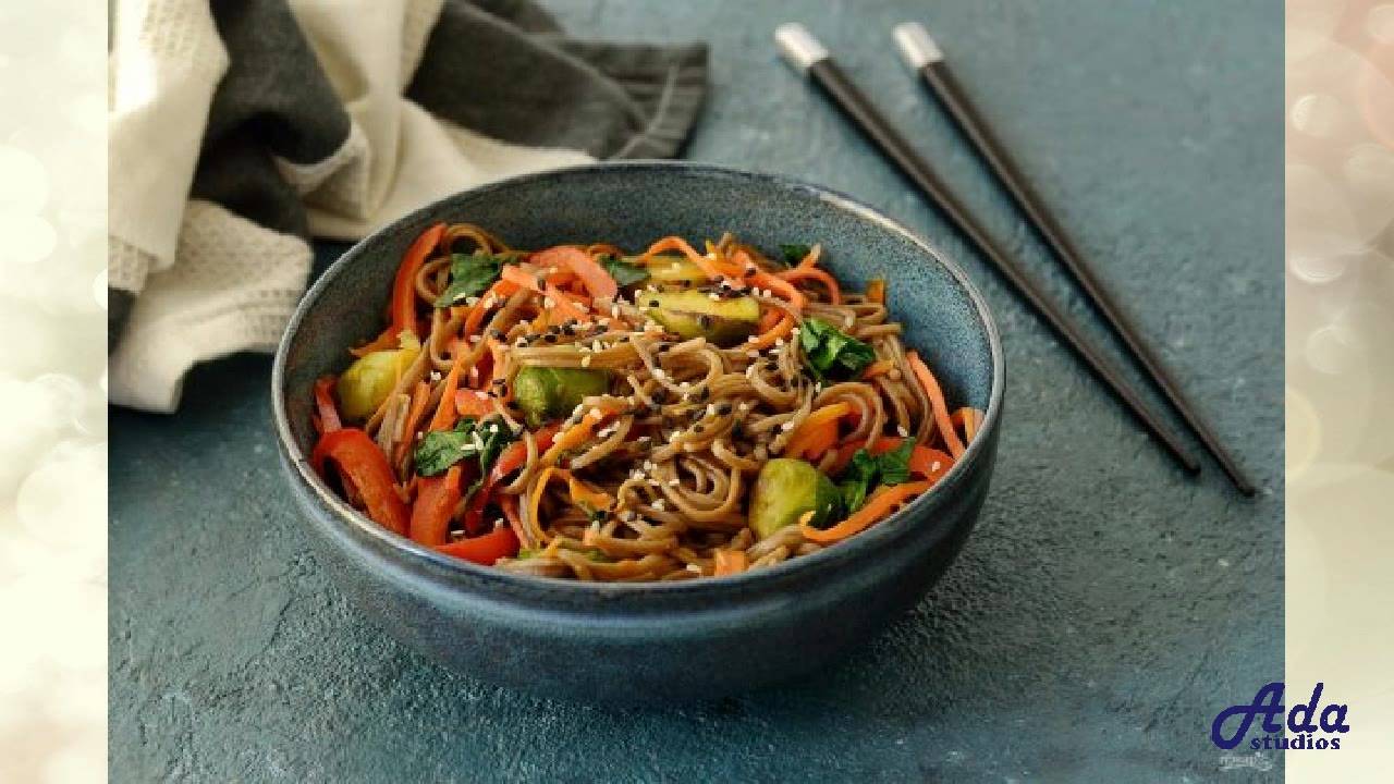 МОЖНО ОБАЛДЕТЬ! ГРЕЧНЕВАЯ ЛАПША С ОВОЩАМИ