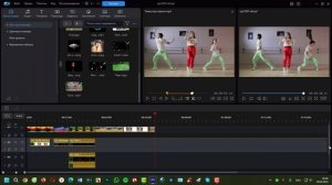 Основы Обрезка клипа в окне предварительного просмотра библиотеки Cyberlink PowerDirector 23